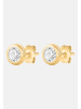 Ethische Diamanten Ohrringe aus 375 Gelbgold mit Lab Grown Diamant