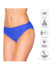 Aquarti Aquarti Damen Bikini Hose mit mittelhohem Bund in blau