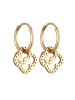 Elli Ohrringe 925 Sterling Silber Kleeblatt in Gold