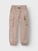 name it Hosen Cargo Baggy Fit Parachute Pants in Braun