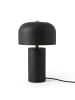 relaxdays Tischlampe "Pilz" in Schwarz - (H)40 x Ø25 cm