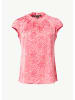 comma Bluse kurzarm in Pink