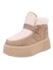 Ital-Design High Heel in Hellbraun und Beige