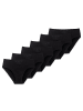 Schiesser Slip 6er Pack in Schwarz