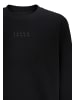 JACK & JONES Junior Sweatshirt 'Point Sweat Badge' in schwarz