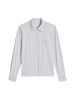 Jersey-Bluse loose in Grey Horizon