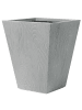 Beliani Outdoor Blumentopf BAIHE in Grau - (W) 42 x (H) 50 x (L) 42 cm