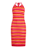 myMo Women Dress in Rot Mehrfarbig