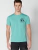 KOROSHI Kurzarm T-Shirt in grun