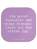 Mr. & Mrs. Panda Untersetzer Glas Spruch Posaune Liebe mit Spruch in Lavendeltraum