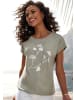 LASCANA Kurzarmshirt in khaki