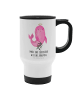 Mr. & Mrs. Panda thermosbecher Sternzeichen Jungfrau mit Spruch in Weiß