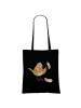 Mr. & Mrs. Panda tote bag Rotkehlchen Federn ohne Spruch in Schwarz