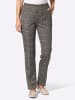 WITT WEIDEN Hose in taupe-graphit-bedruckt