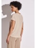 Street One 'Shirt mit Streifenstruktur' Beige