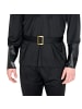 tectake Bequeme Jersey-Stretch-Hose mit Gummizug, schwarz