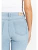 ANGELS  Slim Fit Jeans Capri-Jeans Anacapri im Used-Look in bleached blue used