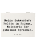 Mr. & Mrs. Panda Holzkiste Spruch Schwester Heldin mit Spruch in Weiß