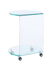 Beliani Beistelltisch MINTO in Transparent - (W) 45 x (H) 56 x (L) 35 cm