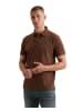 PME Legend Poloshirt SHORT SLEEVE POLO AMERICAN CLASSIC in Braun