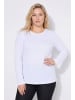 Ulla Popken Shirt in schneeweiß