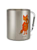 Mr. & Mrs. Panda Tasse Fuchs Lord ohne Spruch in Silber