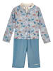 Playshoes UV-Schutz Einteiler 1/1 Arm Dino allover in blau