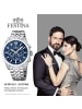 Festina Chronograph-Armbanduhr Festina Timeless Chronograph silber groß (ca. 43mm)
