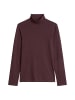 Marc O'Polo DENIM Turtleneck Longsleeve slim in Espresso Brown