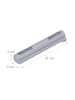 relaxdays 2er-Set: Folienschneider in Grau