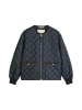 Marc O'Polo Kragenlose Steppjacke relaxed in Deep Night Blue