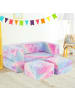 COSTWAY Modulares Kindersofa in Bunt