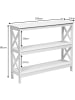 COSTWAY Konsolentisch in Weiß