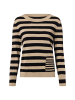 MARC CAIN SPORTS  Pullover in beige schwarz - 0001