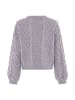 IZIA Damen Pullover in GRAU MELANGE