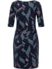 ragwear Jerseykleid Kenisha Print in Navy