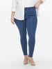 ONLY Carmakoma Skinny Jeans in Medium Blue Denim