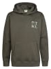 Petrol Industries Lässiger Hoodie mit Print Millplace in Grau