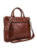 Leonhard Heyden Cambridge Aktentasche Leder 37 cm Laptopfach cognac