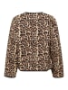 Kaffe Jacke KAvalia Loose fit in Naturel Leopard Print