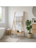 relaxdays Handtuchständer in Natur – (B)55 x (H)112 x (T)44,5 cm