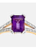 Diamant L'éternel Ring aus 375 Gelbgold mit Diamant mit Amethyst