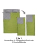 Where Tomorrow Doppelschlafsack 190x150cm Tragetasche 2-Personen Schlafsack