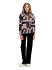 Betty Barclay Grobstrick-Pullover mit Jacquard in Patch Black/Rosé