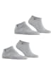 Burlington Sneaker-Socken Doppelpack in Light grey