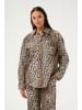 CULTURE Langarm - Hemd CUfenna Loose fit in Leopard