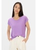 Camel Active T-Shirt aus elastischer Viskose in Lila