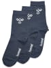 Hummel Crew Socken Sutton 3-Pack Kinder in BLUE NIGHTS