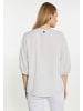 DreiMaster Maritim Damen Bluse in Hellblau Wollweiss