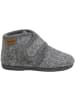 En Fant Kinder Hausschuh "Slippers Wool Hook and Loop" in Grau